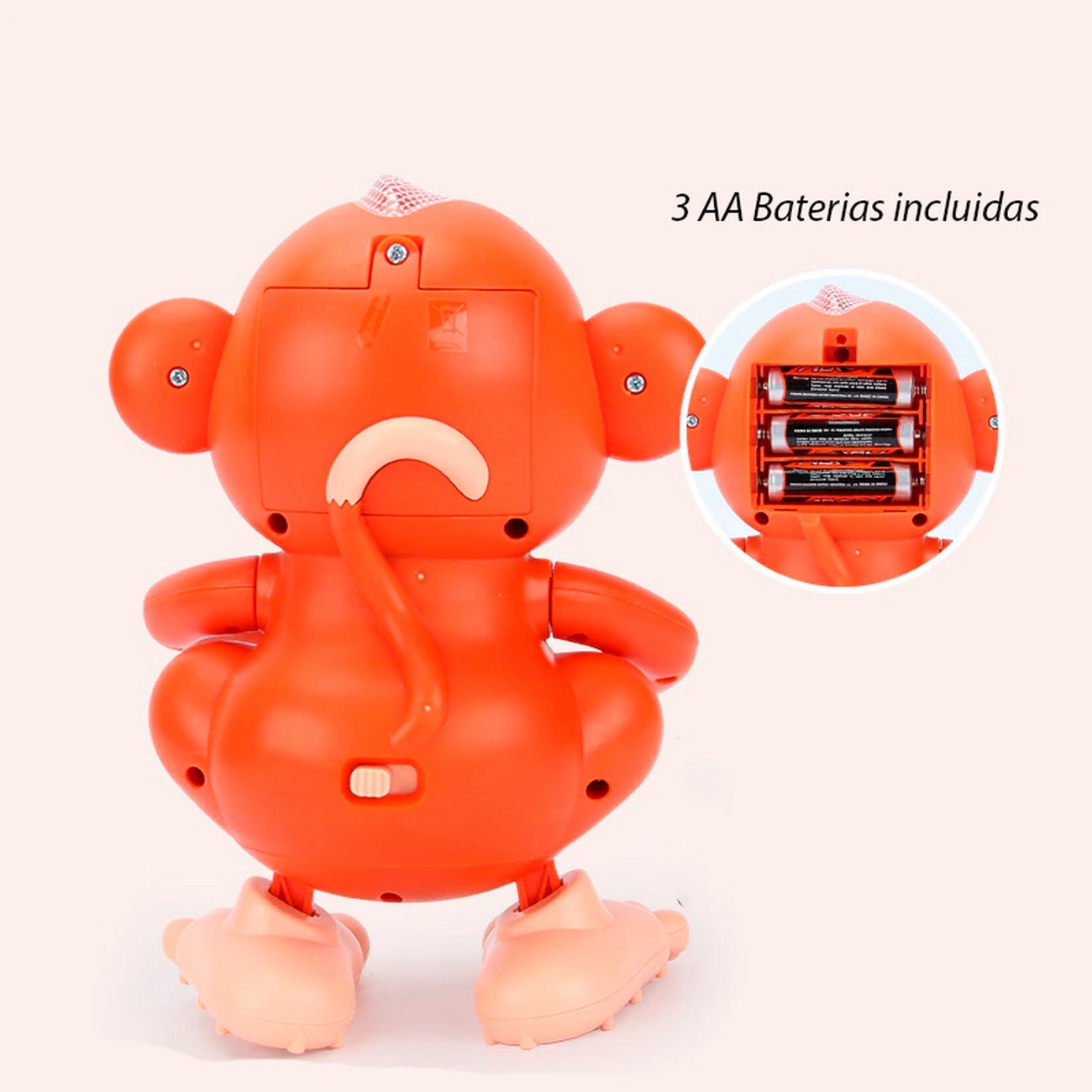 Mono Robot Bailarin Dancing Monkey Luces Sonido + Baterias